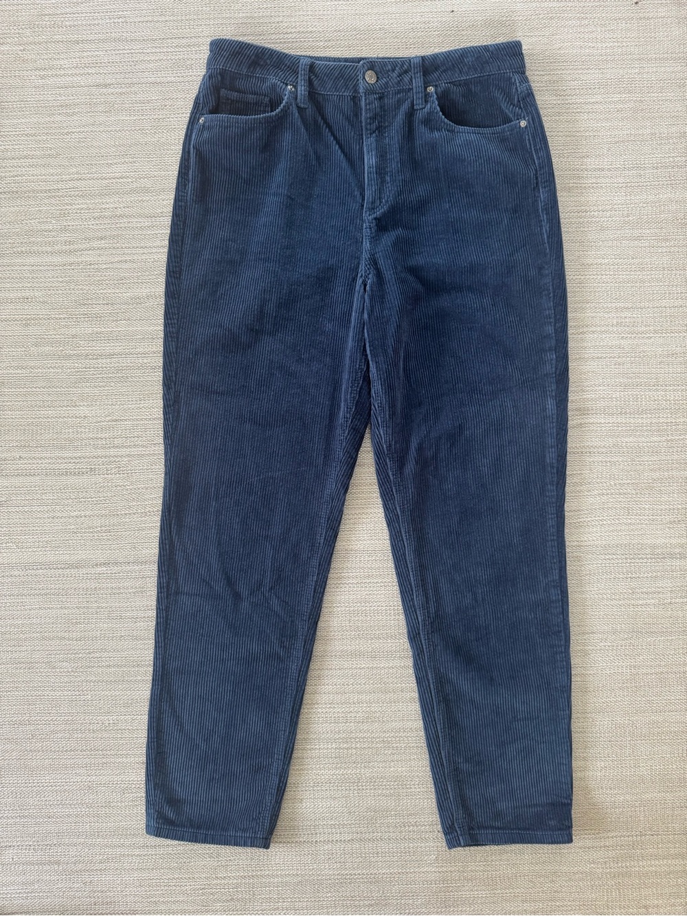 BDG‎ Urban Outfitters navy mom high rise straight leg corduroy pants women’s 31